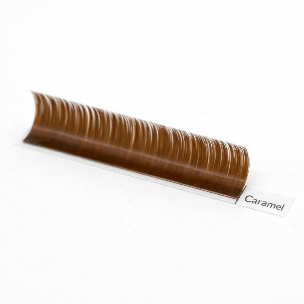 LUXE PRO - VOLUME LASHES -  C CURL - CARAMEL