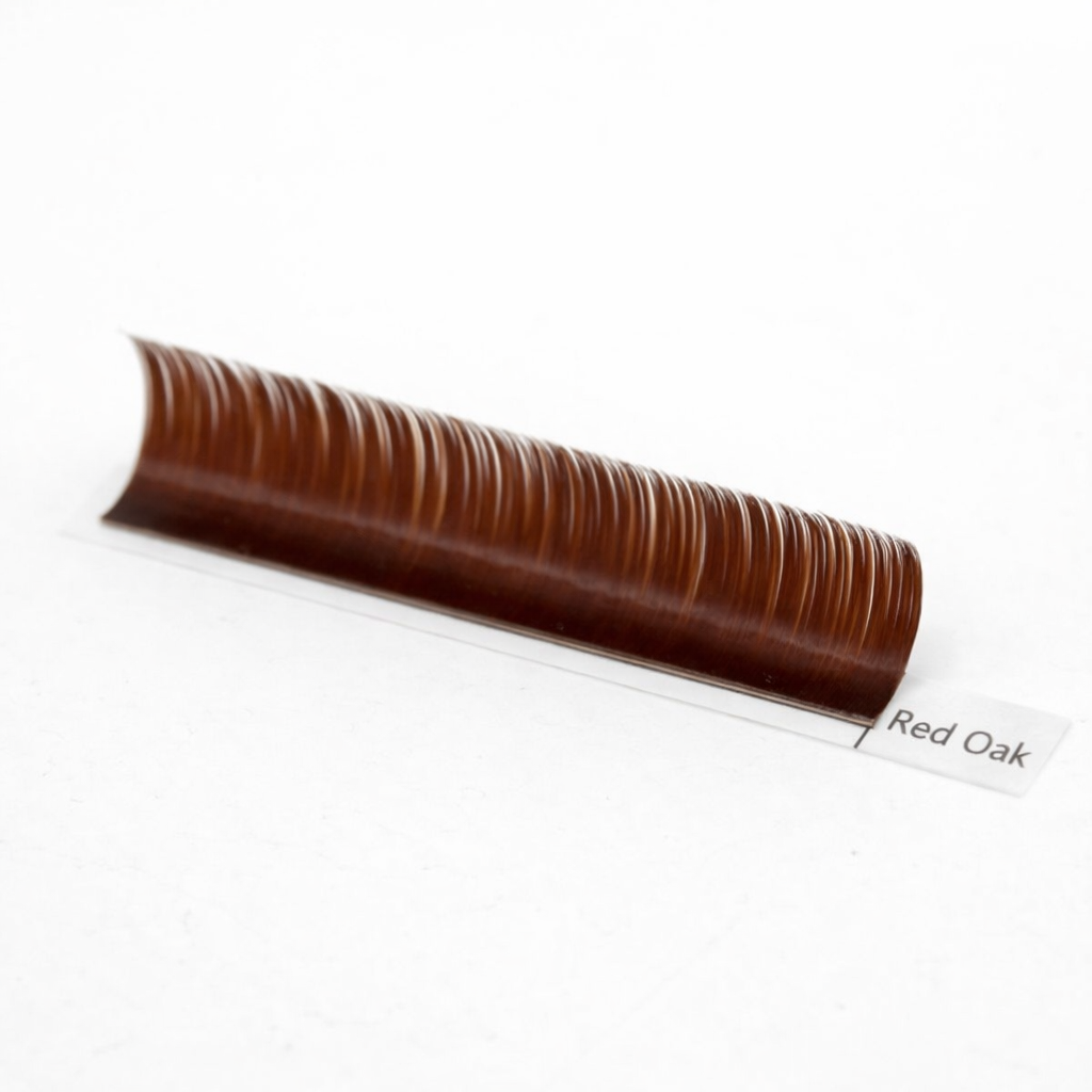 LUXE PRO - EASY FAN LASHES -  C CURL - RED OAK