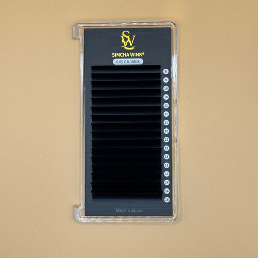 LUXE PRO - EASY FAN LASHES - C CURL