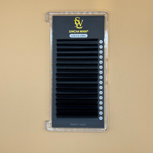 LUXE PRO - EASY FAN LASHES - D CURL