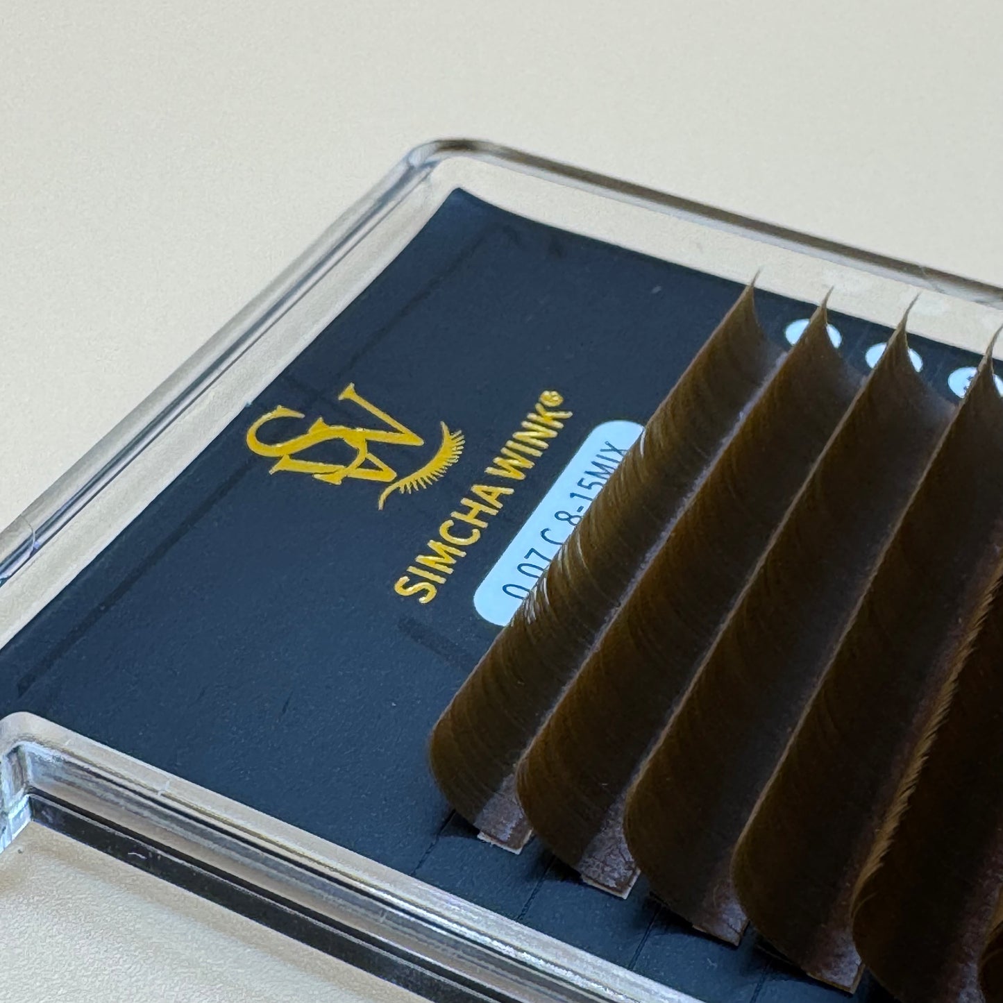 LUXE PRO - EASY FAN LASHES -  C CURL - HONEY
