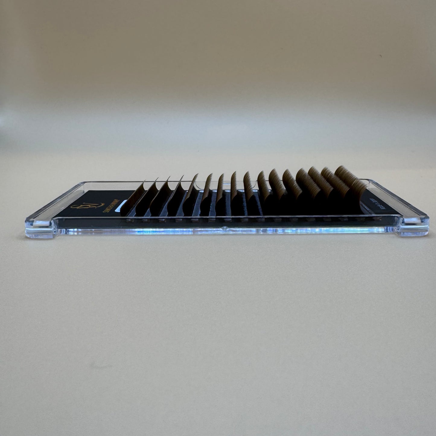 LUXE PRO - EASY FAN LASHES -  D CURL - HONEY