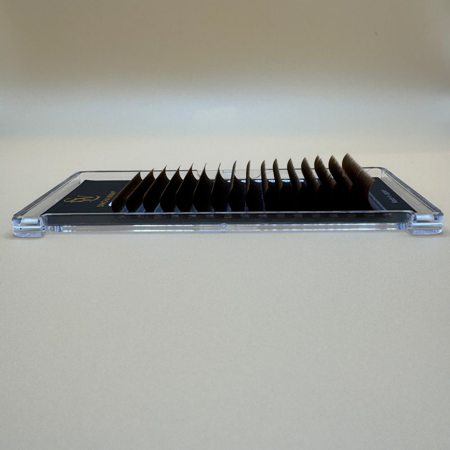 LUXE PRO - EASY FAN LASHES -  CC CURL - CARAMEL