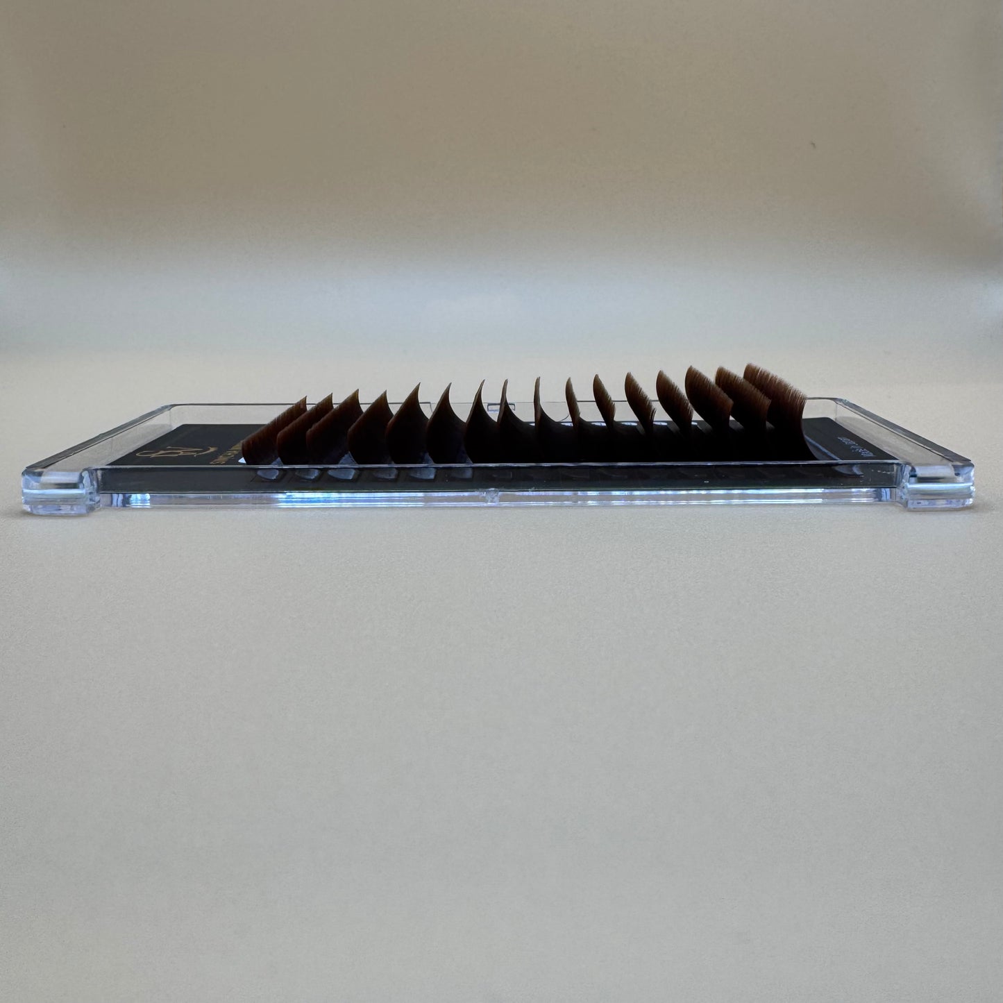 LUXE PRO - EASY FAN LASHES -  C CURL - RED OAK