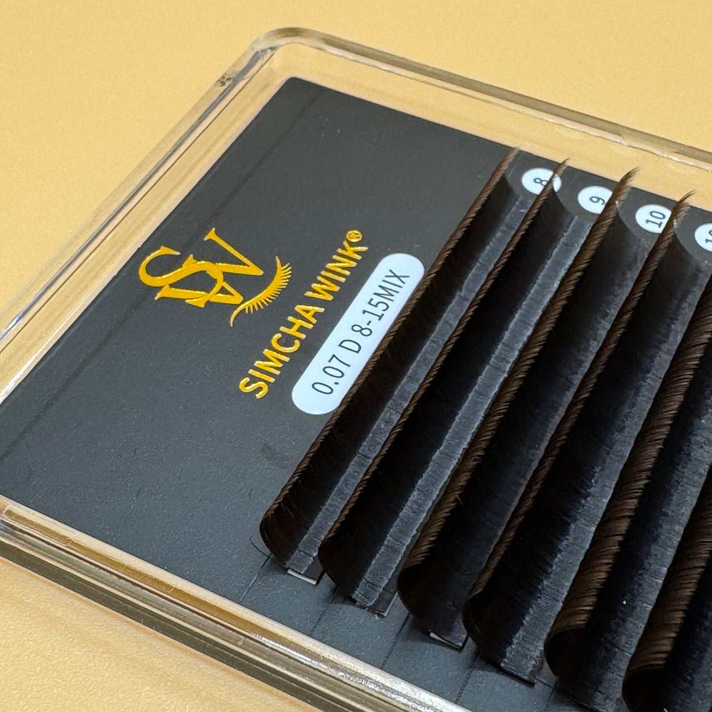 LUXE PRO - EASY FAN LASHES -  D CURL - WOODLAND