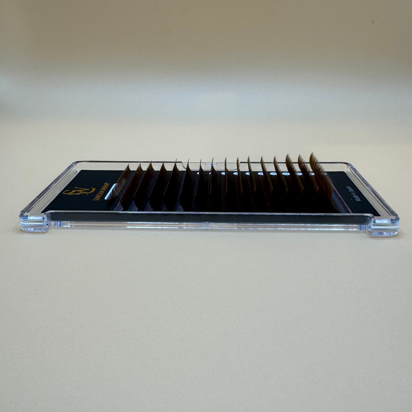 LUXE PRO - VOLUME LASHES -  C CURL - CARAMEL