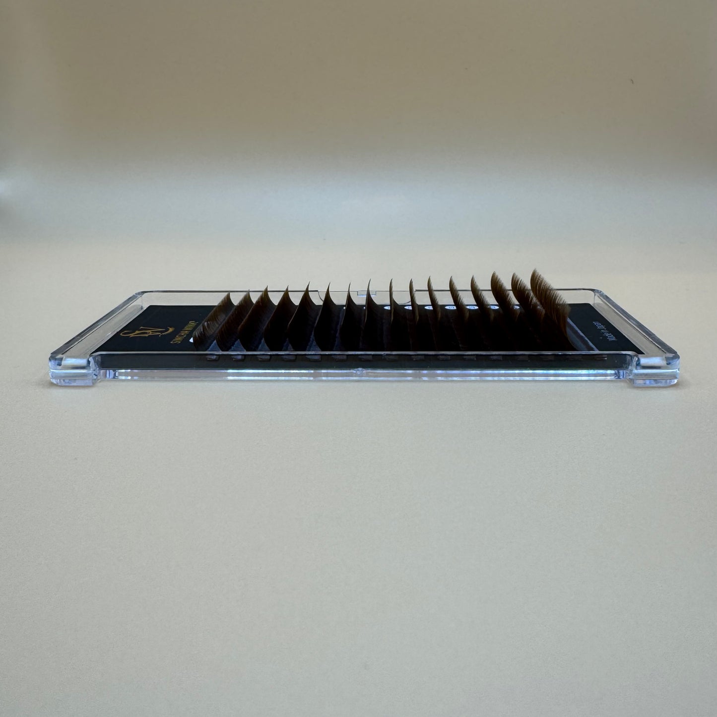 LUXE PRO - VOLUME LASHES -  C CURL - CARAMEL
