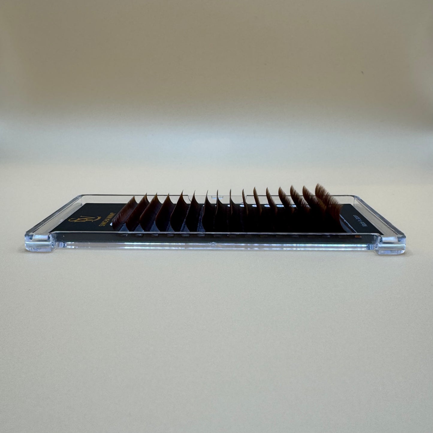 LUXE PRO - VOLUME LASHES -  C CURL - RED OAK