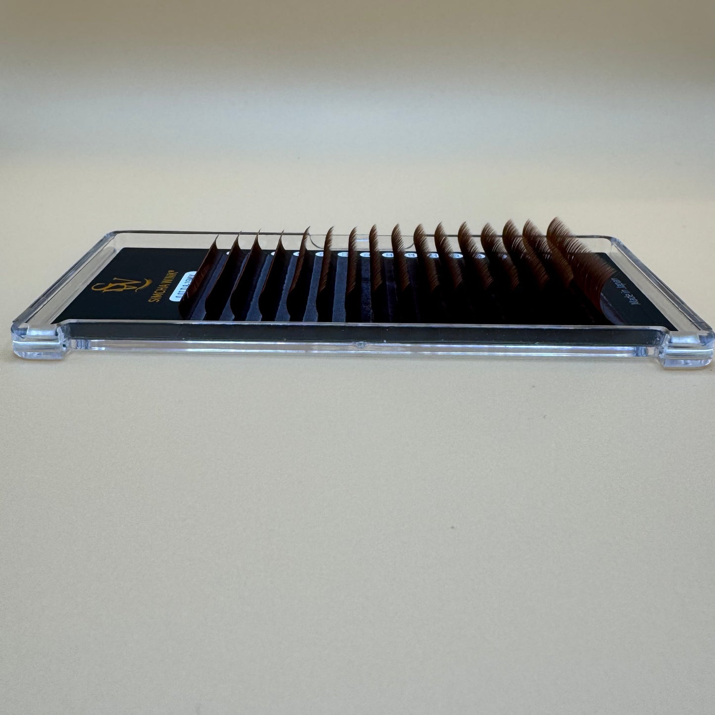 LUXE PRO - VOLUME LASHES -  D CURL - RED OAK