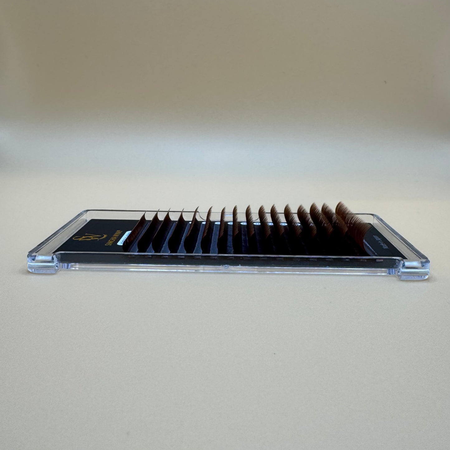 LUXE PRO - VOLUME LASHES -  D CURL - RED OAK